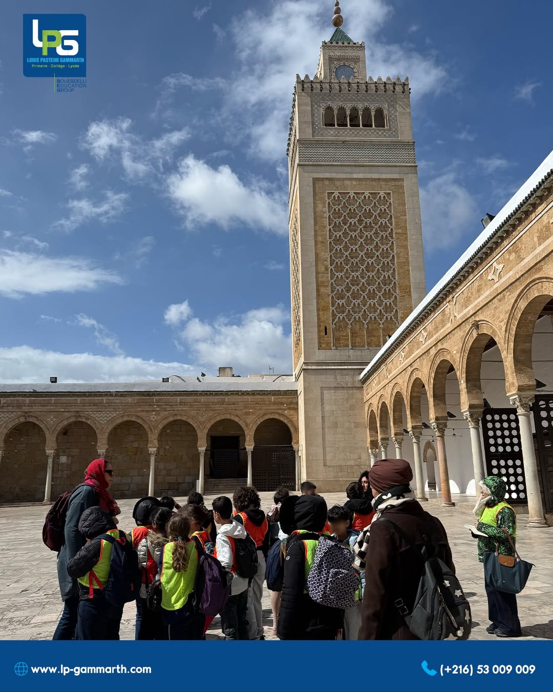 🏛️✨ Sortie scolaire : Monuments en élévation à la Médina de Tunis ✨🏛️